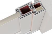 PaXabsolut 4 Haustür ProfilschnittProduktbild, Haustür, Kunststoff, Kunststoff-Haustüren, PaXabsolut 4PaXasbolut 4 Profilschnitt Dichtungen