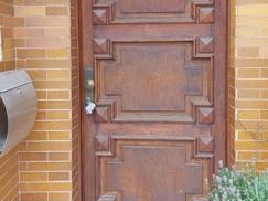 Holz-Haustür vorher