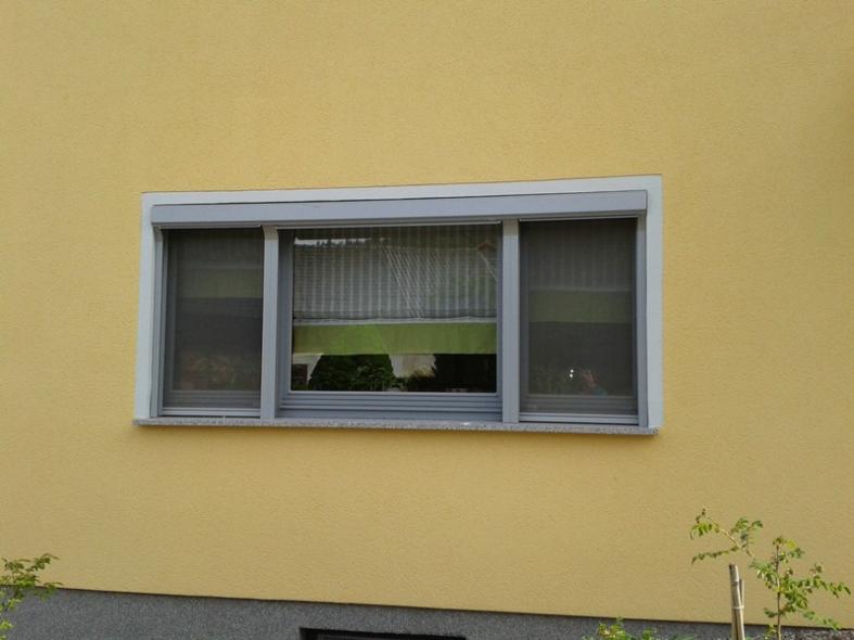 Holz-Fenster mit Insektenschutz