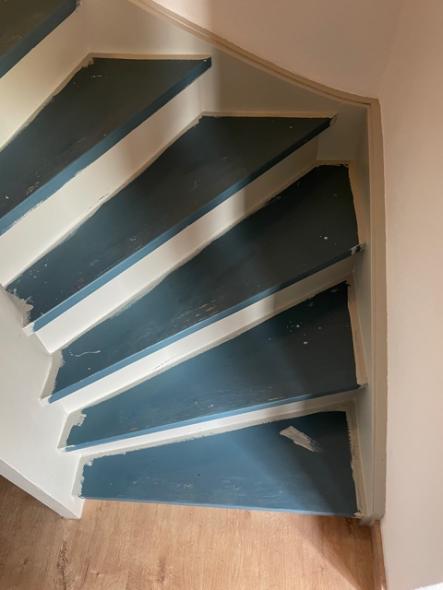 Sanierung einer Treppe vorher 